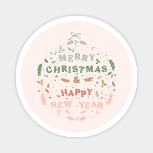 Christmas Greeting Ball Magnet